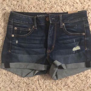 American eagle hi rise shortie
